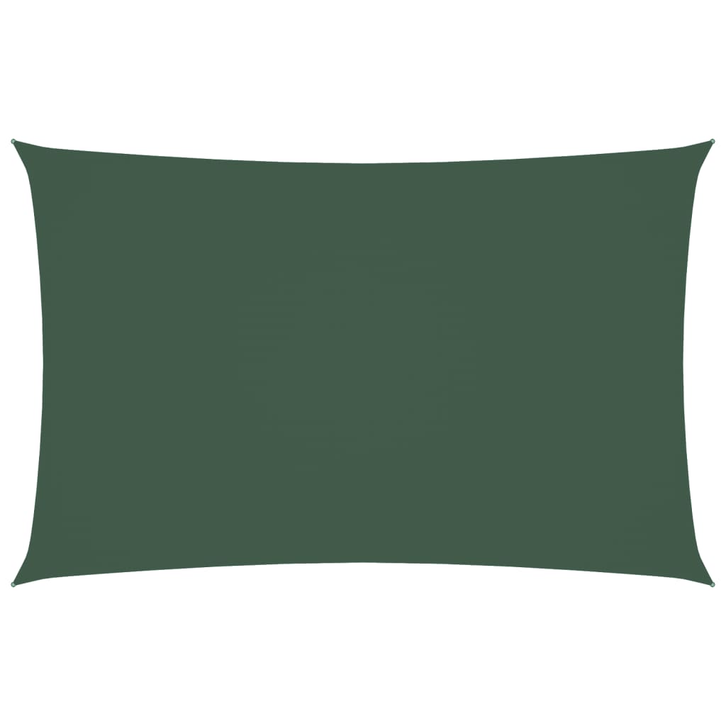 vidaXL Toldo vela de tejido Oxford 2 x 3,5 m Verde Oscuro - Image 17 of 90
