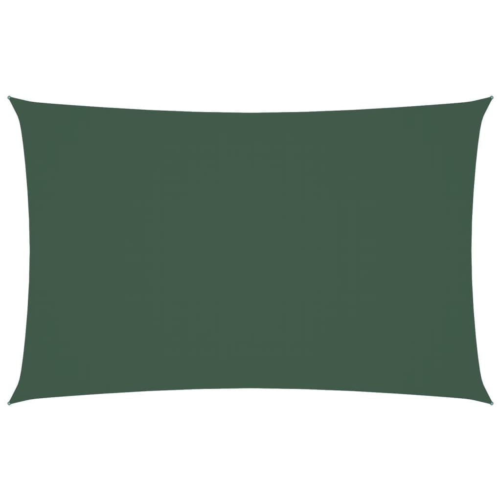 Parasole a Vela Oxford Rettangolare 2×5 m Verde Scuro - Image 4 of 36