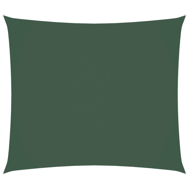 vidaXL Toldo vela de tejido Oxford 2 x 3,5 m Verde Oscuro - Image 13 of 90