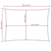 vidaXL Parasole a Vela Rettangolare Tessuto Oxford 2 x 4,5 m Verde Scuro - Image 74 of 81