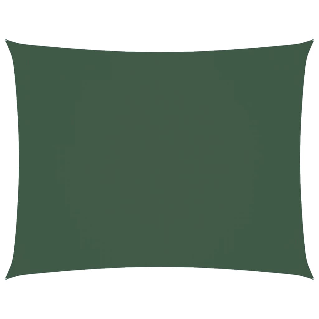 Parasole a Vela Oxford 3,5×5 m Rettangolare Verde Scuro - Image 4 of 40