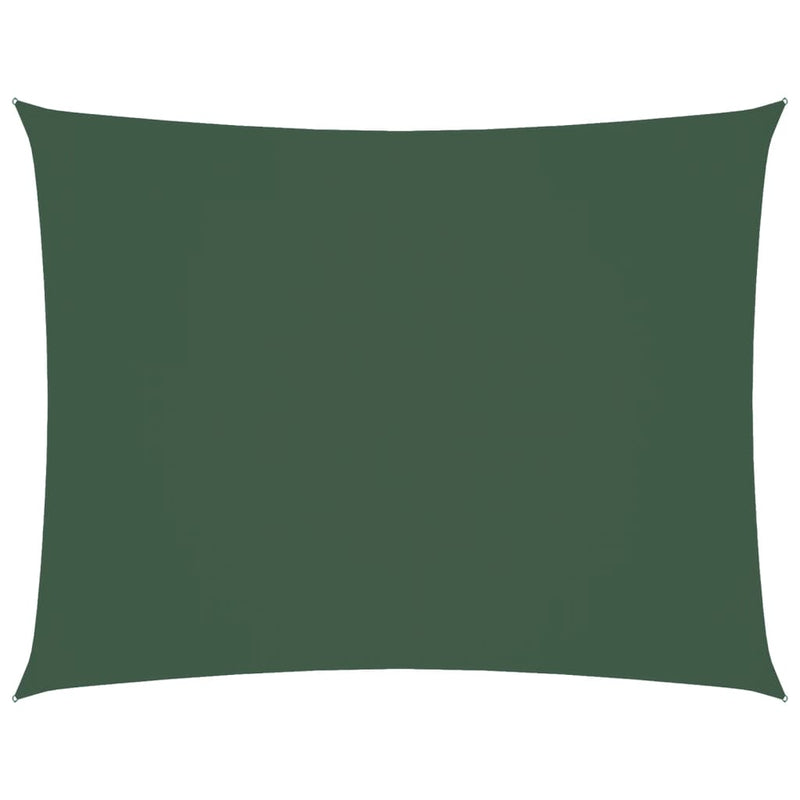 Parasole a Vela Oxford 3,5×5 m Rettangolare Verde Scuro - Image 4 of 40
