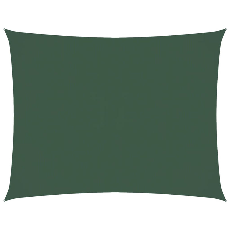 Parasole a Vela Oxford Rettangolare 2,5x3 m Verde Scuro - immagine 20 | SolPatio - Image 20 of 90