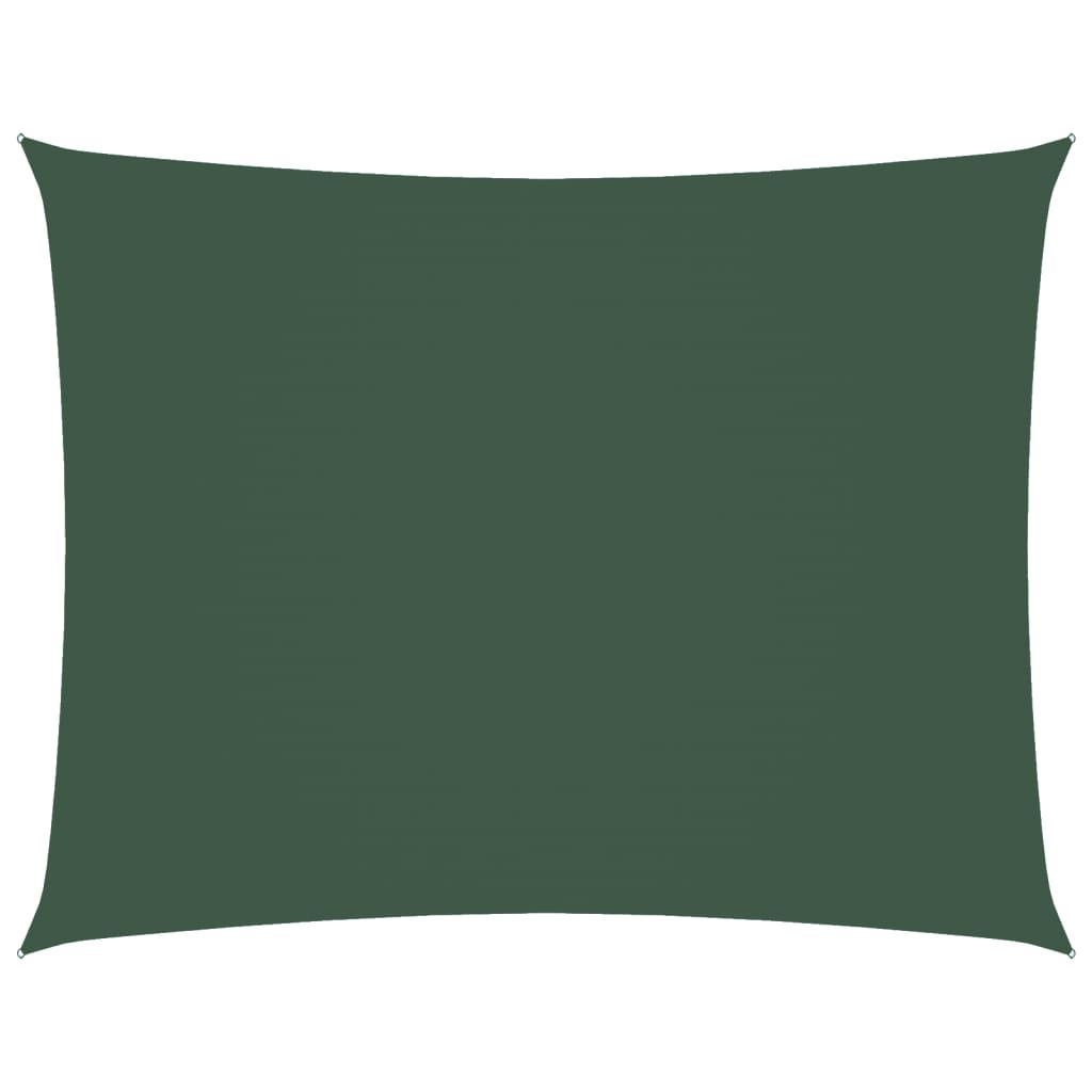 Parasole a Vela Rettangolare 5×7 m in Tessuto Oxford Rivestito PU Verde Scuro - Image 4 of 40