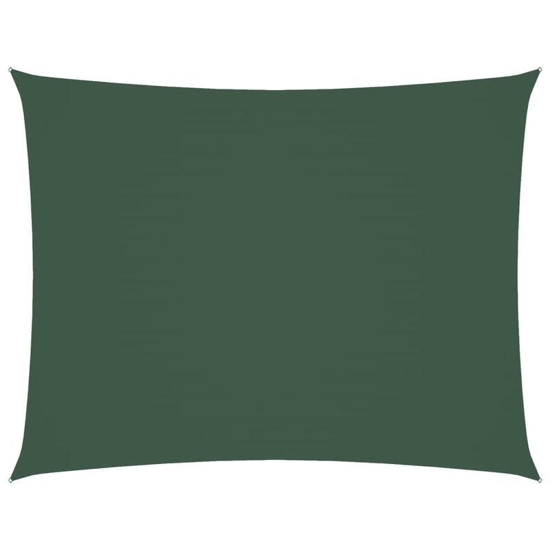 Parasole a Vela Rettangolare 5×7 m in Tessuto Oxford Rivestito PU Verde Scuro - Image 4 of 40