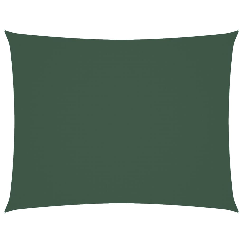 Parasole a Vela Oxford Rettangolare 6×7 m Verde Scuro - Image 2 of 9