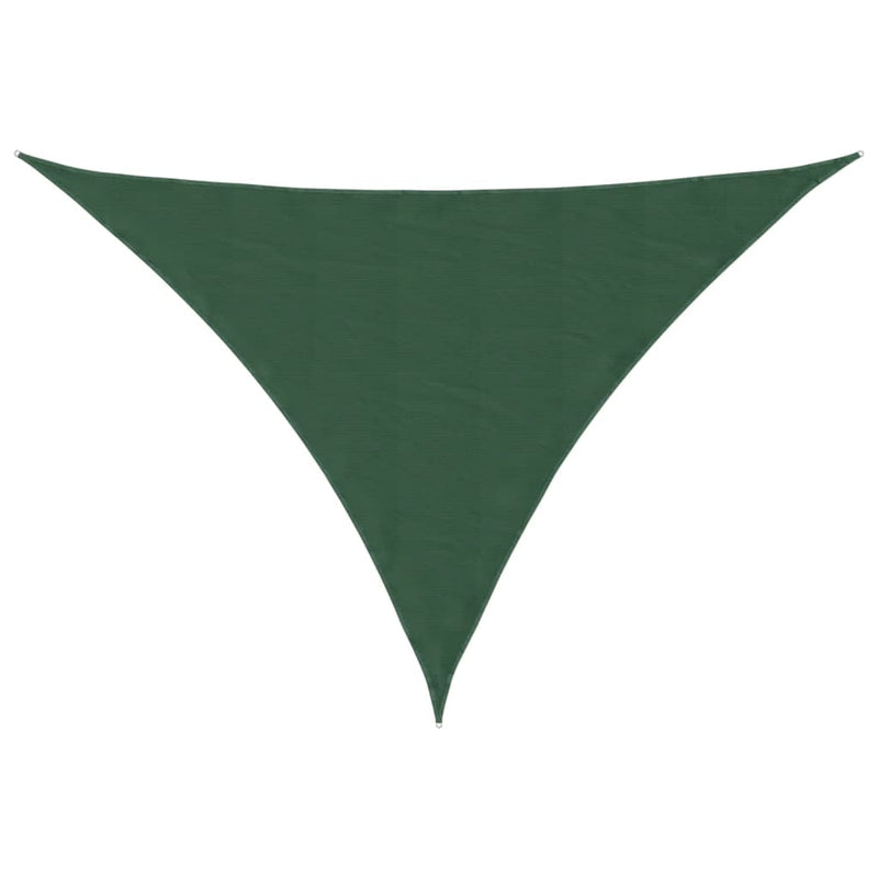 Parasole a Vela in Tessuto Oxford Triangolare 2,5×2,5×3,5 m Verde Scuro - Image 2 of 13