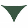 Parasole a Vela Oxford Triangolare 3x4x4 m Verde Scuro - immagine 2 | SolPatio - Image 2 of 9