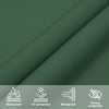 vidaXL Triangular Shade Sail, 4x4x4 m, PU Coated Oxford Fabric, Dark Green - Image 28 of 28