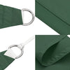 vidaXL Triangular Sail Shade, Oxford Fabric, 4x4x5.8 m, Dark Green - Image 11 of 18