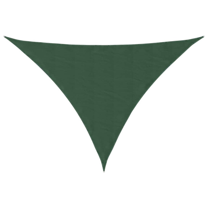 Parasole a Vela Oxford Triangolare 4×5×5 m Verde Scuro - Image 4 of 29