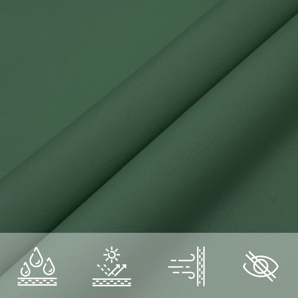 Parasole a Vela Oxford Triangolare 4×5×5 m Verde Scuro - Image 13 of 29
