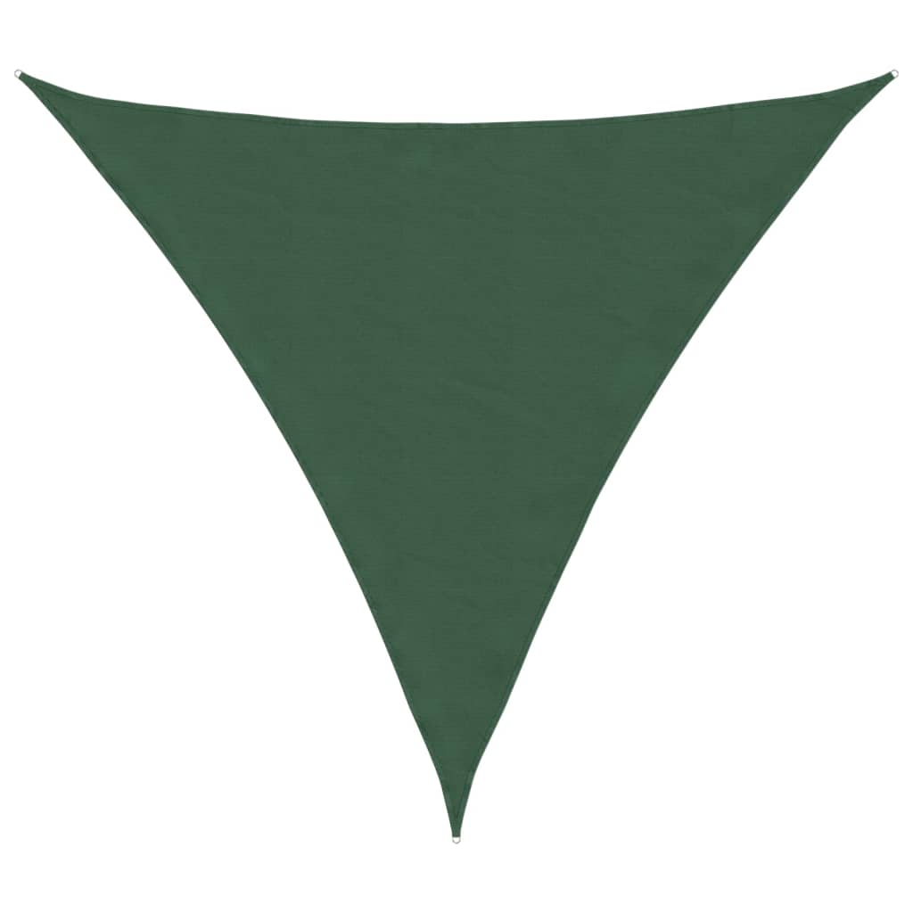 vidaXL Oxford Fabric Shade Sail 6x6x6 m Dark Green - Image 2 of 9
