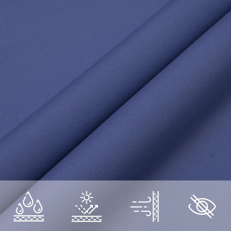 Parasole a Vela in Tela Oxford 6×6 m Blu - Image 14 of 40