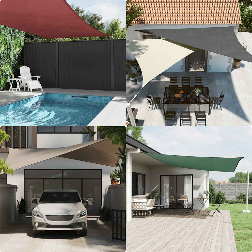 Parasole a Vela Oxford Rettangolare 2×3 m Blu - Image 6 of 34