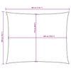 Parasole a Vela Oxford Rettangolare 2×3,5 m Blu - Image 24 of 40