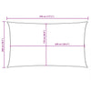 vidaXL Toldo vela de tejido Oxford 2x4 m Azul - Image 89 of 99