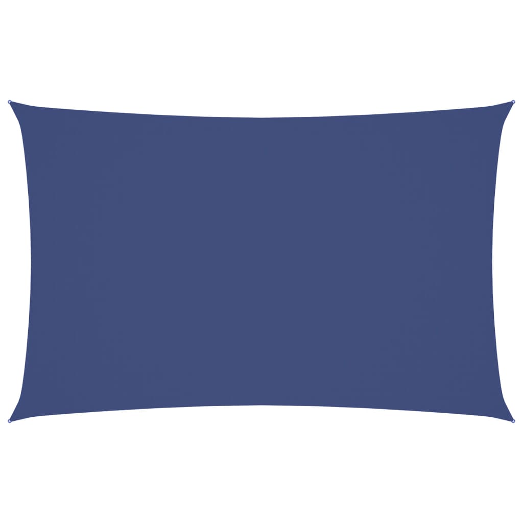 vidaXL Parasole a Vela Oxford Rettangolare 2x5 m Blu - Image 2 of 9