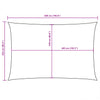 Parasole a Vela Oxford Rettangolare 2,5×5 m Blu - Image 20 of 31
