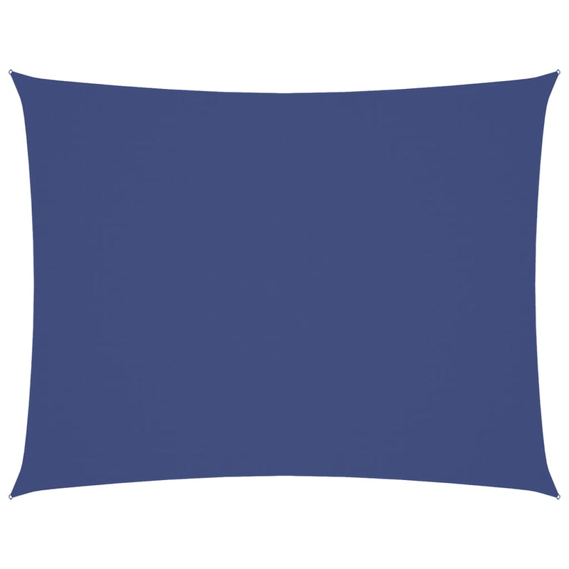 Parasole a Vela Rettangolare Tessuto Oxford PU 2x4 m Blu - immagine 15 | SolPatio - Image 15 of 99