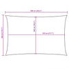 Parasole a Vela in Tessuto Oxford 3×6 m Blu - Image 23 of 37