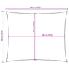 Parasole a Vela Oxford Rettangolare 3,5×4,5 m Blu - Image 20 of 25