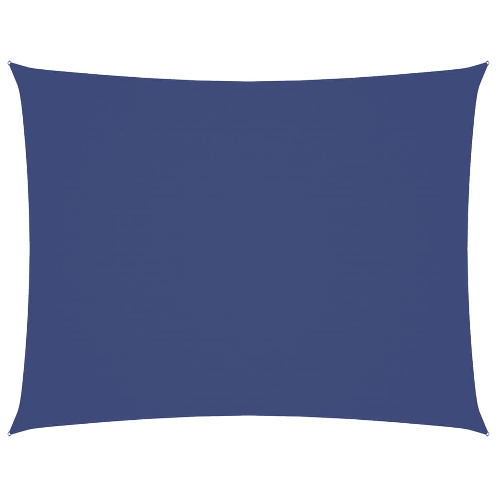 Parasole a Vela Rettangolare in Tessuto Oxford Rivestito in PU 4×5 m Blu - Image 2 of 9