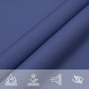 Parasole a Vela in Tessuto Oxford 4×7 m Rettangolare Blu - Image 7 of 34
