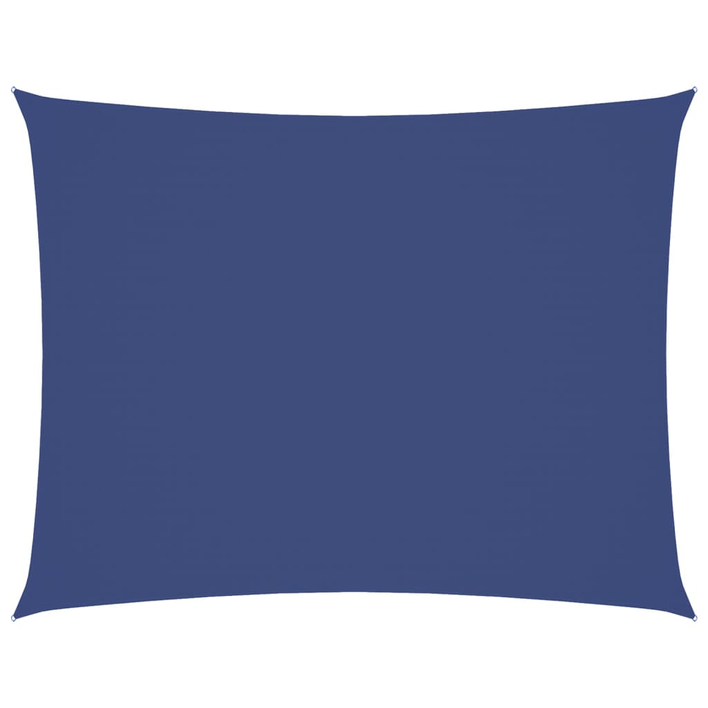 Parasole a Vela in Tessuto Oxford 5x7 m Blu - immagine 2 | SolPatio - Image 2 of 9