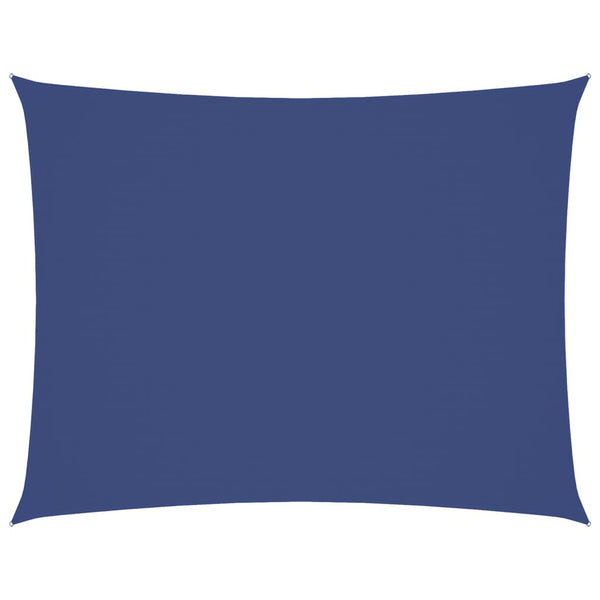 Parasole a Vela in Tessuto Oxford 5x7 m Blu - immagine 2 | SolPatio