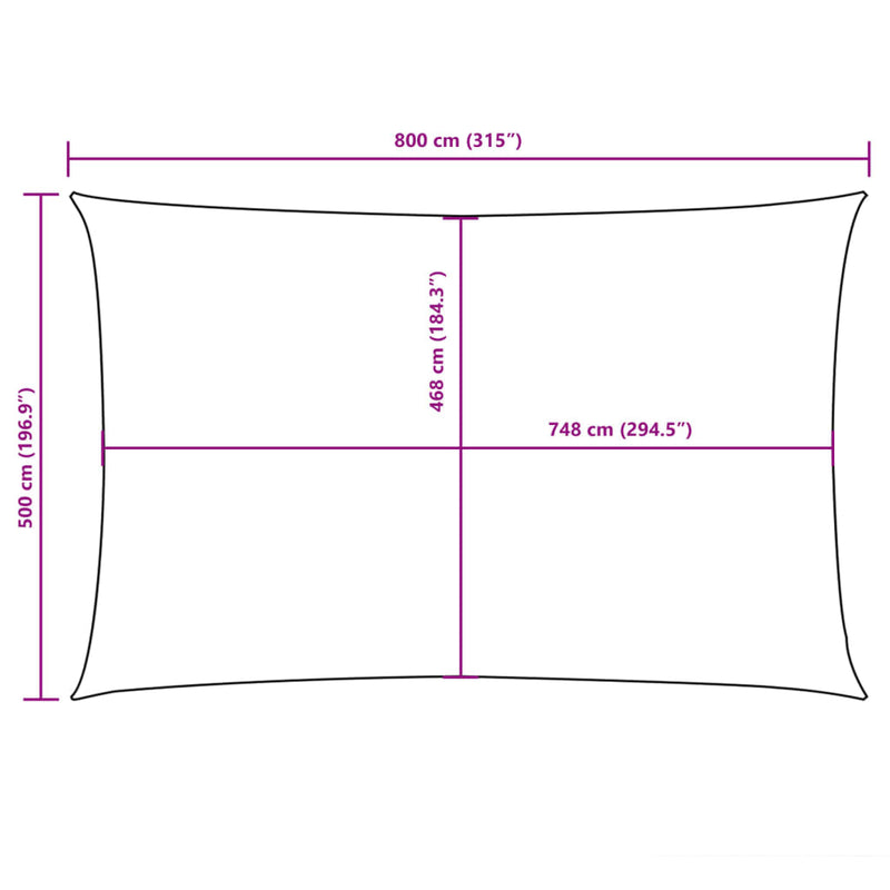 vidaXL Toldo Vela Rectangular de Tela Oxford con Revestimiento de PU 2,5 x 3,5 m Azul - Image 72 of 72