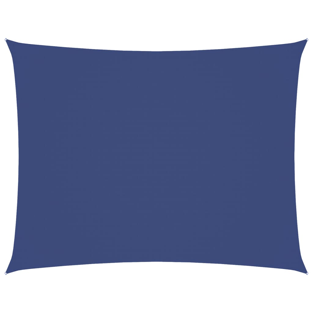vidaXL Rectangular Sail Shade, PU Coated Oxford Fabric, 3x4 m, Blue - Image 15 of 72