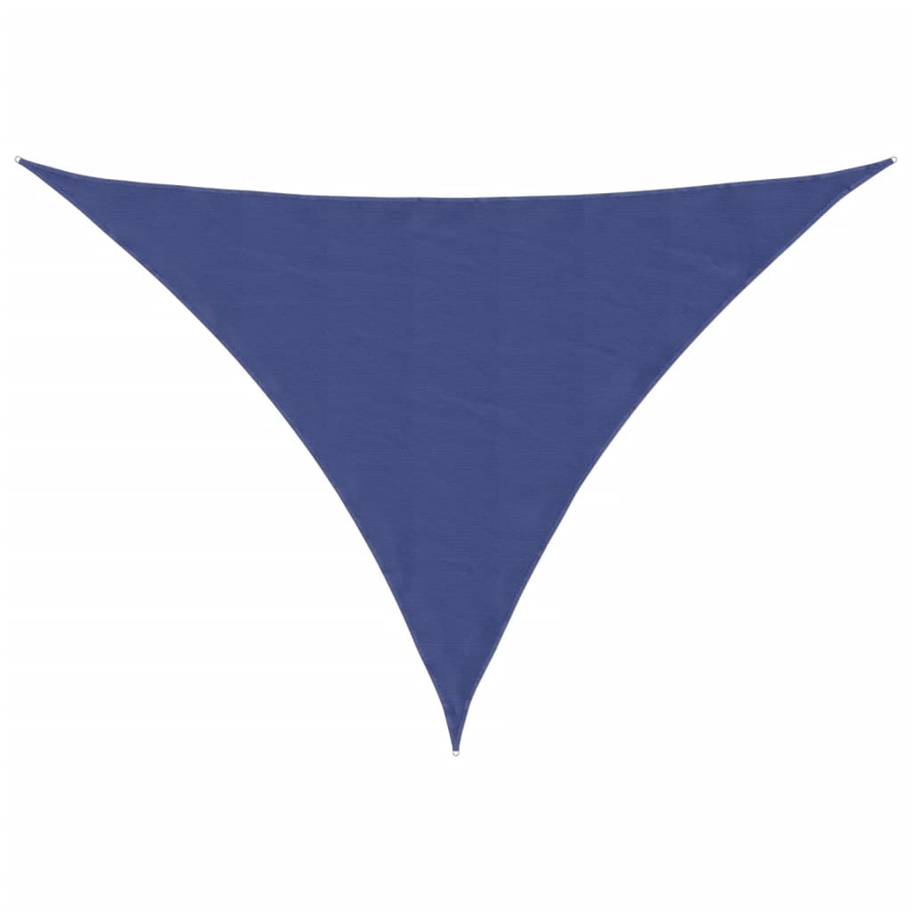 vidaXL Triangular Oxford Fabric Sail Shade 3x3x4.24 m Blue - Image 4 of 18