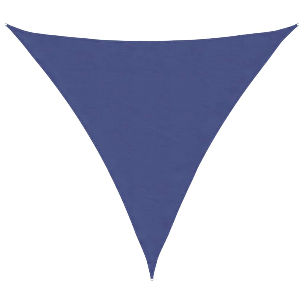 vidaXL Toldo vela triangular de tejido Oxford 5x5x5 m Blanco - Image 13 of 63