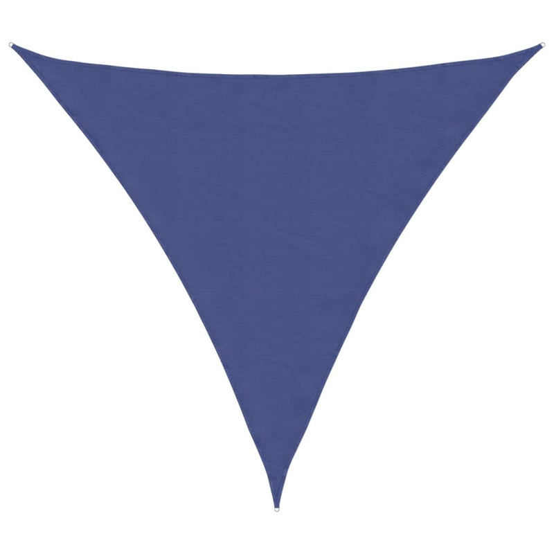 vidaXL Parasole a Vela in Tessuto Oxford Triangolare 6x6x6 m Blu - Image 2 of 9
