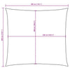 vidaXL Vela Parasole in Tela Oxford Quadrata 3x3 m Gialla - Image 9 of 9