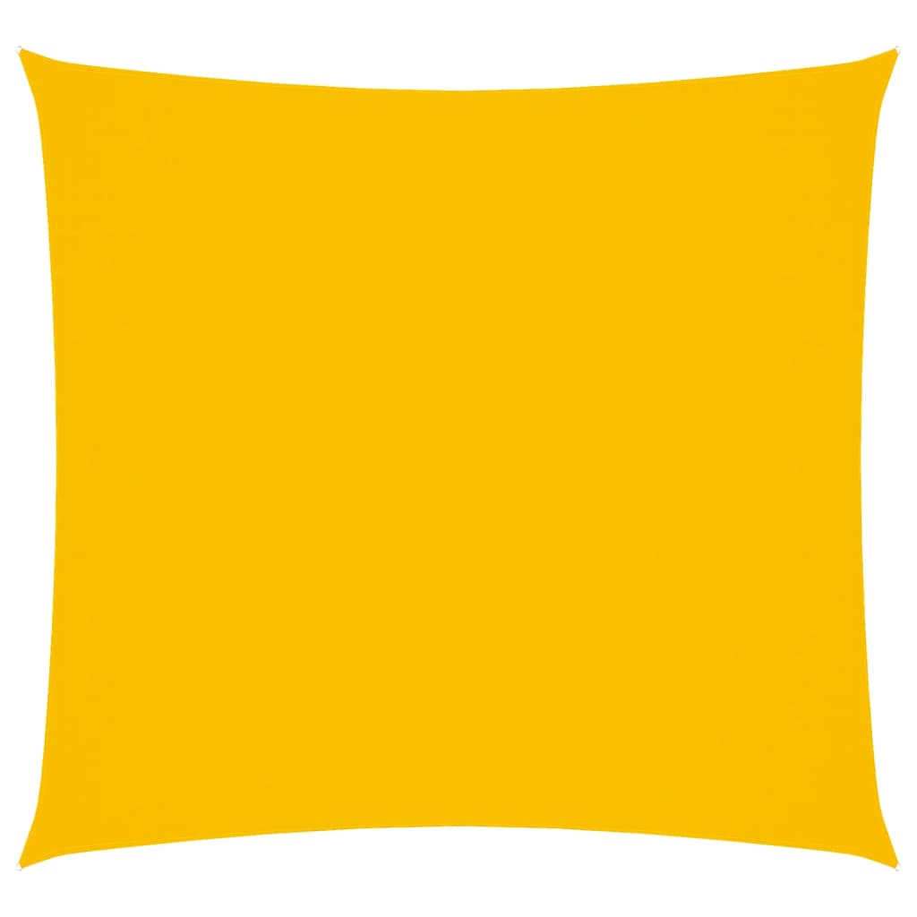 vidaXL Square Sun Shade Sail, Oxford Fabric, 3.6x3.6 m, Yellow - Image 2 of 9