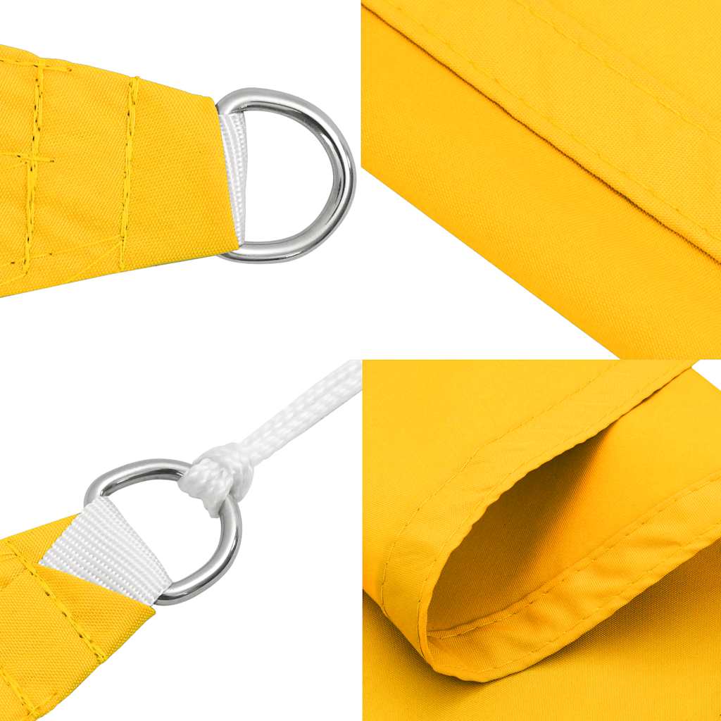 Toldo Vela vidaXL Cuadrado de Tela Oxford con Revestimiento de PU 2x2 m Amarillo - Image 21 of 45