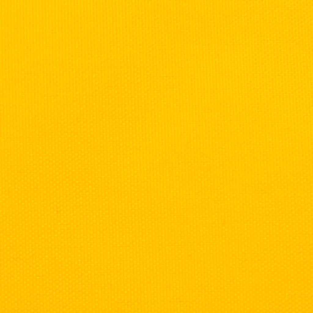 vidaXL Square PU Coated Oxford Fabric Shade Sail 6x6 m Yellow - Image 8 of 9