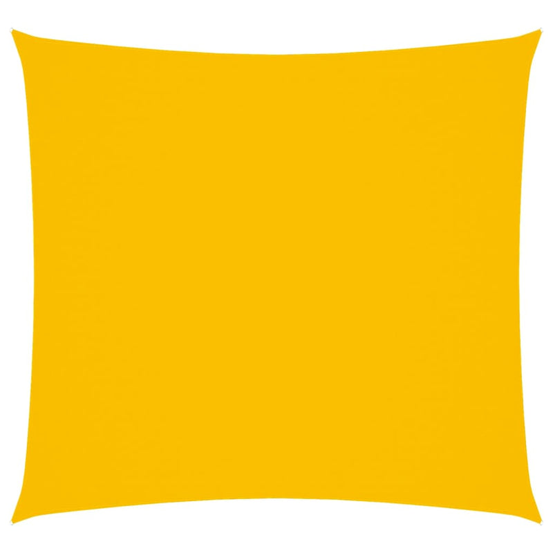 vidaXL Toldo Vela de Lona Oxford 7 x 7 m Amarillo - Image 2 of 9