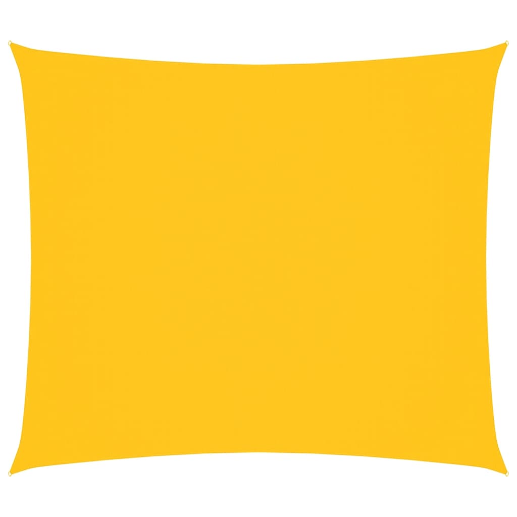 Parasole a Vela Oxford Rettangolare 2×2,5 m Giallo - Image 2 of 9
