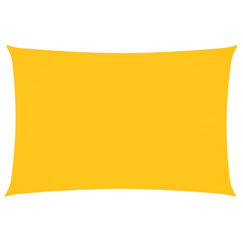 Toldo Vela de Sombra Rectangular vidaXL de Tela Oxford 3x4 m Amarillo - Image 17 of 99