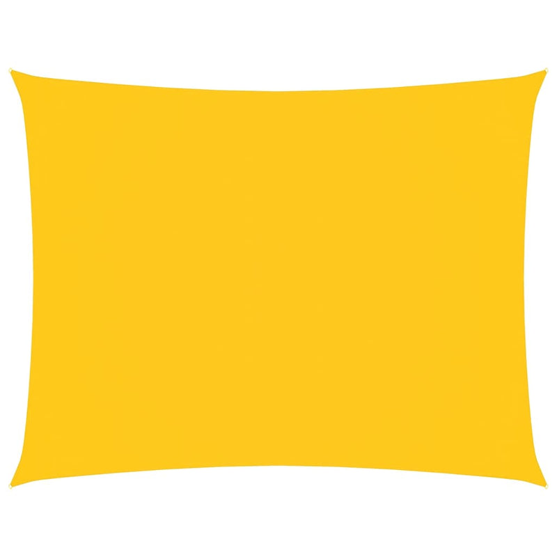 Parasole a Vela in Tessuto Oxford 2 x 4 m Giallo - immagine 15 | SolPatio - Image 15 of 90