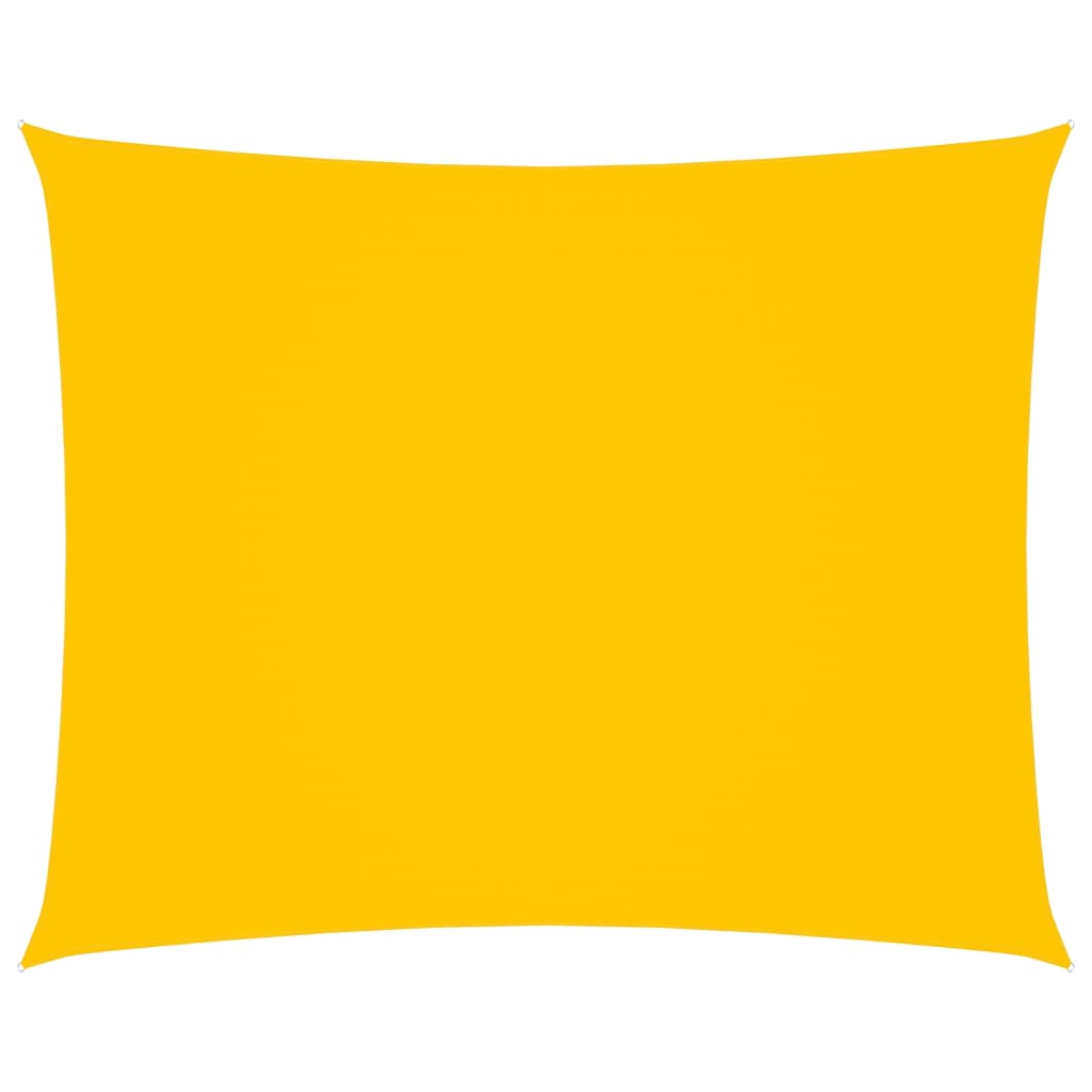 Toldo Vela de Sombra Rectangular vidaXL de Tela Oxford 3x4 m Amarillo - Image 15 of 99