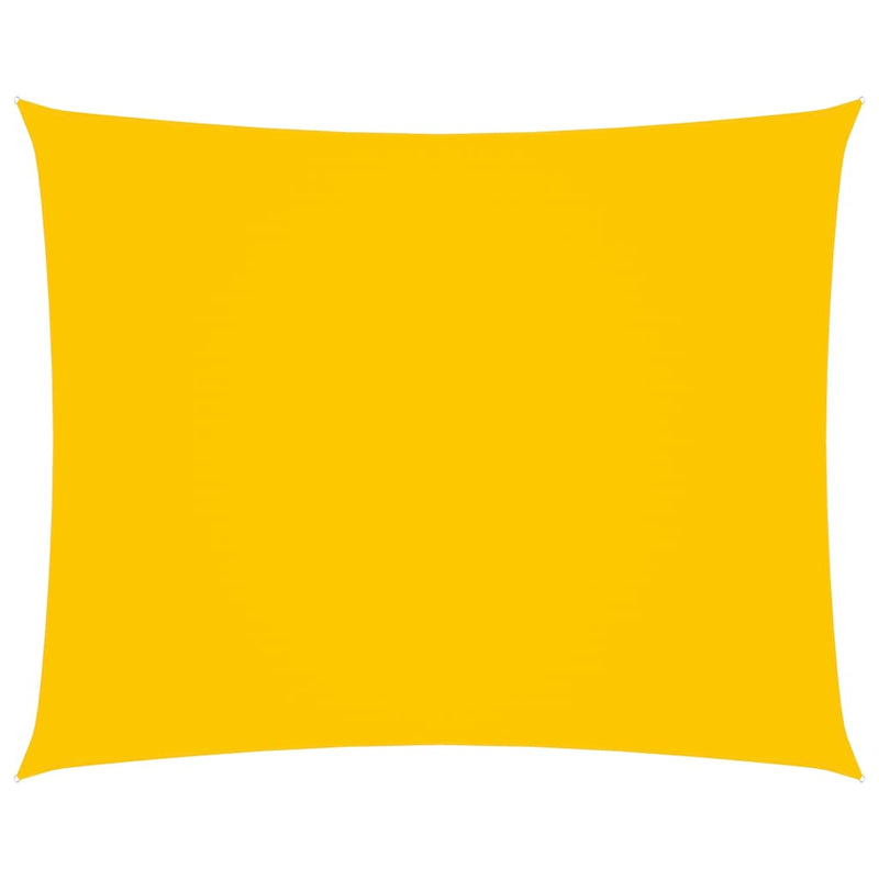 Toldo Vela de Sombra Rectangular vidaXL de Tela Oxford 3x4 m Amarillo - Image 15 of 99