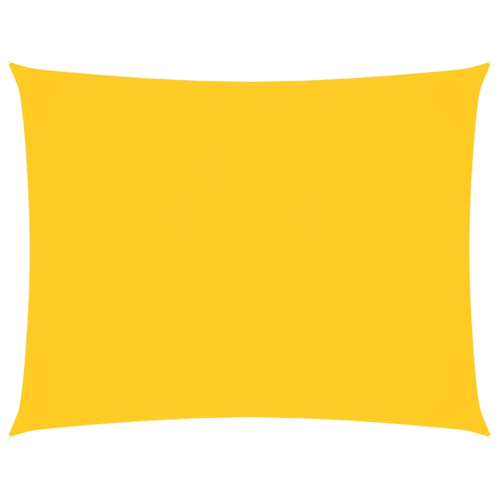 Parasole a Vela in Tessuto Oxford 2 x 4 m Giallo - immagine 17 | SolPatio - Image 17 of 90