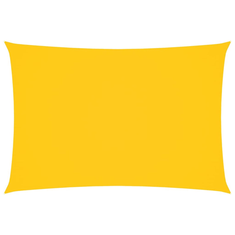 Toldo Vela de Sombra Rectangular vidaXL de Tela Oxford 3x4 m Amarillo - Image 14 of 99