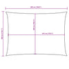 Toldo Vela de Sombra Rectangular vidaXL de Tela Oxford 3x4 m Amarillo - Image 99 of 99