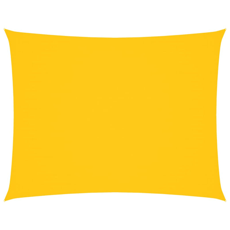 Parasole a Vela in Tessuto Oxford 2 x 4 m Giallo - immagine 19 | SolPatio - Image 19 of 90