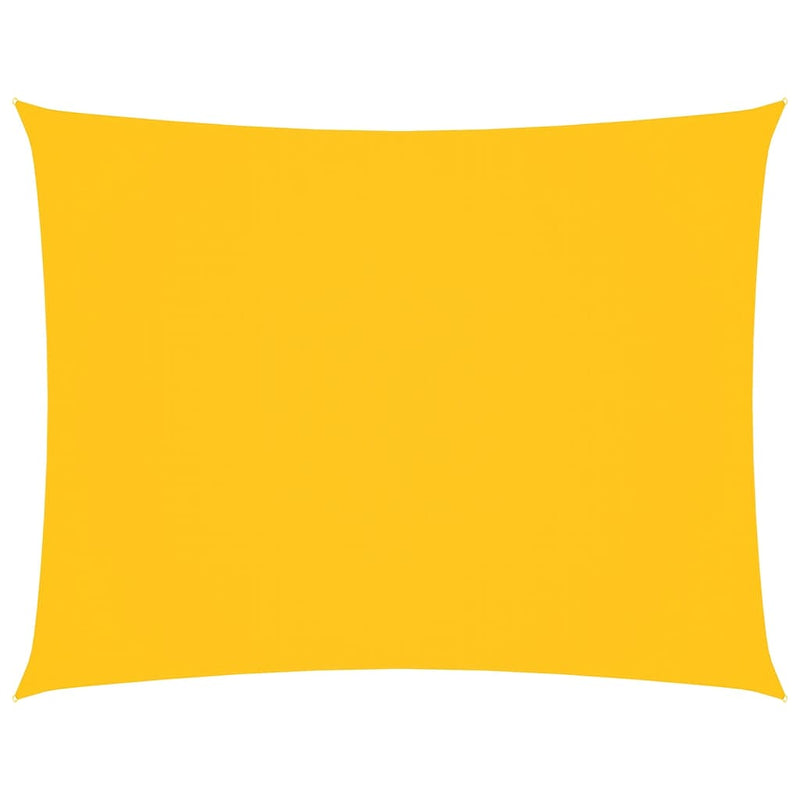 vidaXL Sail Shade Oxford Fabric 4 x 6 m Yellow - Image 4 of 18
